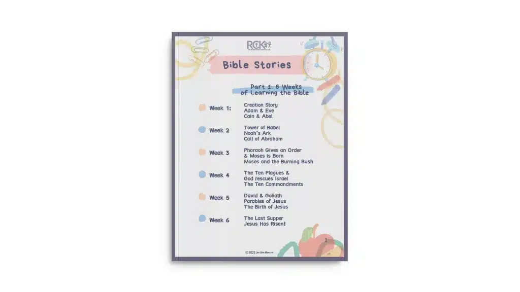 Bible Stories (6 Weeks)
