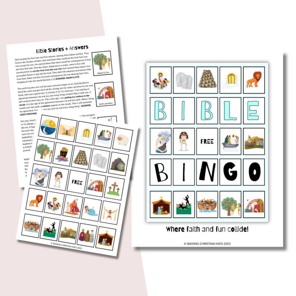 Bible Bingo for Children: Playing, Learning, and Growing in Faith ...